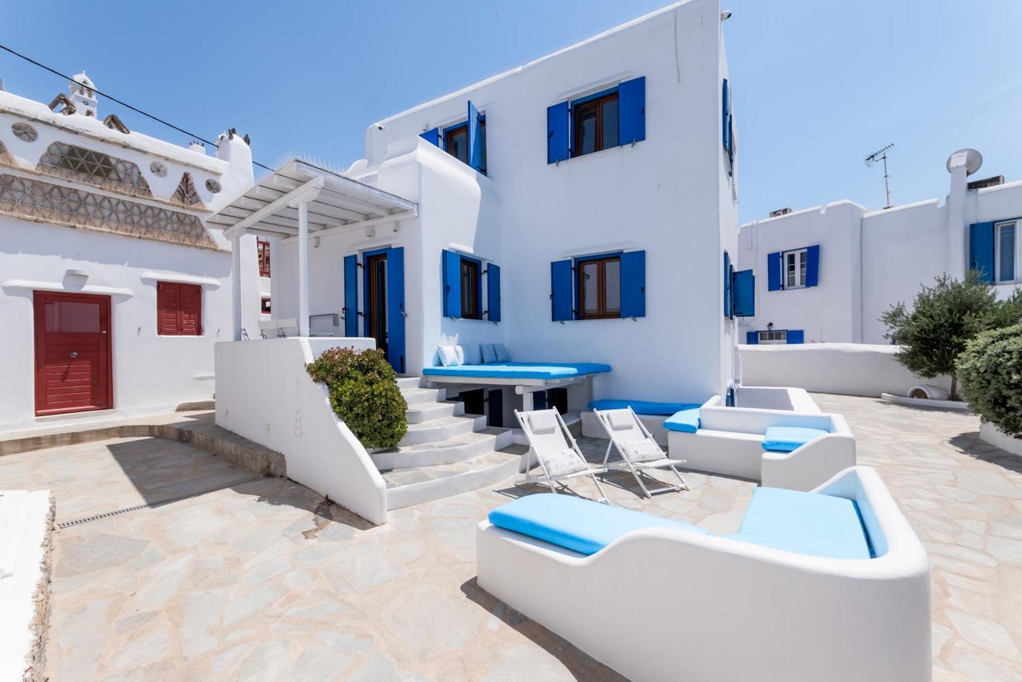 Olive Tree & Capari Mykonos Town Homes & Apartments With Pool! Ngoại thất bức ảnh